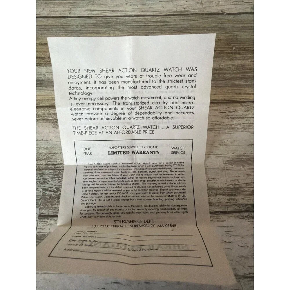 Vintage Stylex Shear Elegance Barber Pole Quartz Watch Hong Kong 8.25" NOS - Picture 6 of 13